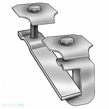 GRAINGER APPROVED Grating Clip Connector Stl 2 Bar H PK10, 1VCA6