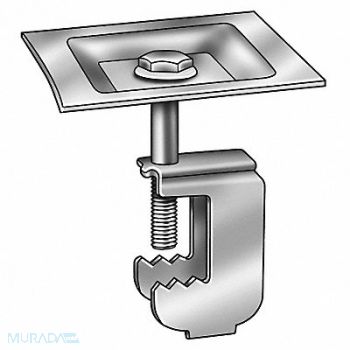 GRAINGER APPROVED Grating Clip Square 2 Bar H PK25, 1VCD4