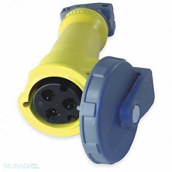 HUBBELL IEC Pin and Sleeve Connector 30A 125V, 1VCK2