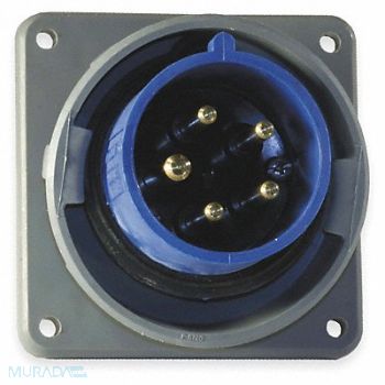 HUBBELL IEC Pin and Sleeve Inlet 20A 120/208V, 1VCR3