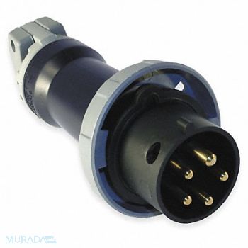 HUBBELL IEC Pin and Sleeve Plug 4P 5W 30A 600V, 1VCR5