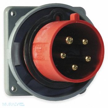 HUBBELL IEC Pin and Sleeve Inlet 30A 277/480V, 1VCR6