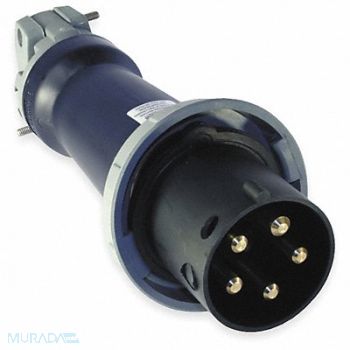 HUBBELL IEC Pin and Sleeve Plug 4P 5W 60A 600V, 1VCT3