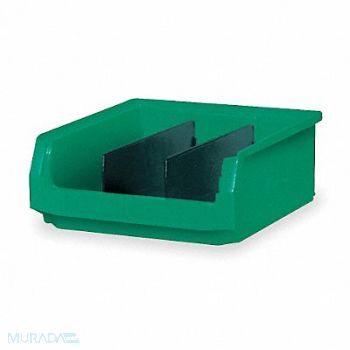 QUANTUM STORAGE SYSTEMS F0817 Bin Green Polyethylene 5 7/8 in, 1VH42