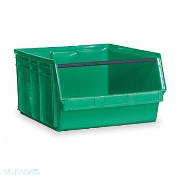 QUANTUM STORAGE SYSTEMS F8679 Bin Green Polyethylene 11 7/8 in, 1VH58