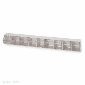 QUANTUM STORAGE SYSTEMS F1576 Tip-Out Bin Ivory Unfinished 3 1/8 in, 1VH78