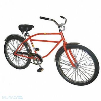 GRAINGER APPROVED Bicycle Coaster Brakes 26 Wheel Orange, 8DH55