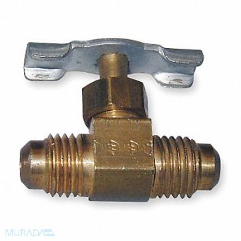 EATON WEATHERHEAD Needle Valve Straight Brass 1/4 In., 1VPW4