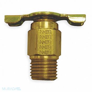 ANDERSON METALS Drain Cock Brass MNPT 3/8 In, 1VPX9