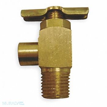 ANDERSON METALS Drain Cock Brass MNPT 1/4 In, 1VPY4