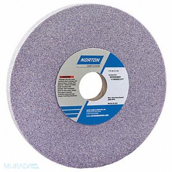 NORTON Grinding Wheel T1 7x1/2x1.25 AO 60G PK5, 1VTV6