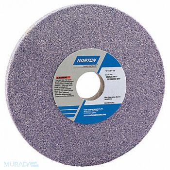 NORTON Grinding Wheel T1 7x1/2x1.25 AO 46G PK5, 1VTV8