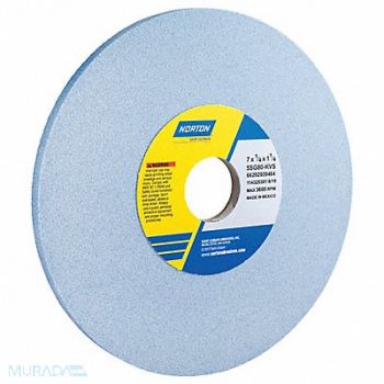 NORTON Grinding Wheel T1 7x1/4x1.25 CA 80G PK5, 1VTW4