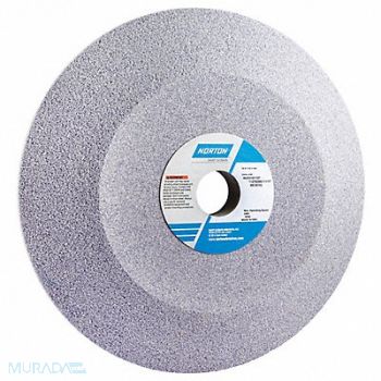 NORTON Dish Grinding Wheel 10x1x1-1/4 In AO 54G, 1VUP9