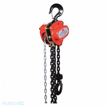 DAYTON Manual Chain Hoist 4000 lb Lift 15 ft., 1VW59