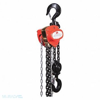 DAYTON Manual Chain Hoist 6000 lb Lift 15 ft., 1VW62