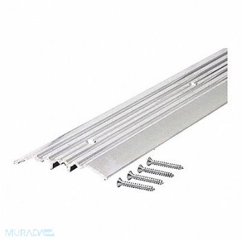 GRAINGER APPROVED Saddle Threshold Fluted Top 3 ft Alum, 1VZR2