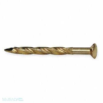 GRAINGER APPROVED Nail Brass 1 1/4 In L PK250, 1VZU4