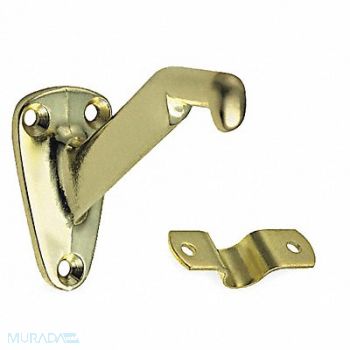 GRAINGER APPROVED Handrail Bracket Brass, 1VZU6