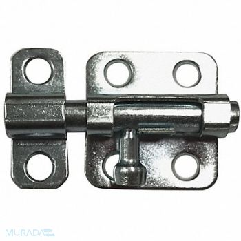 GRAINGER APPROVED Window Barrel Bolt Zinc, 1VZV3