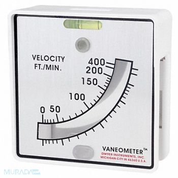 DWYER Anemometer 25 to 400 fpm, 1W431