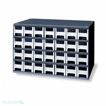 AKRO-MILS G2389 Bin Cab 28GrayDrwr Gray 11 H GrayDrwr, 1W920