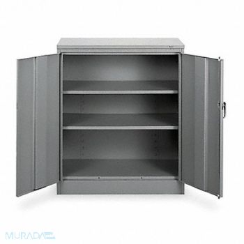 TENNSCO Storage Cabinet 42 x36 x18 MdGry 2Shlv, 1W978