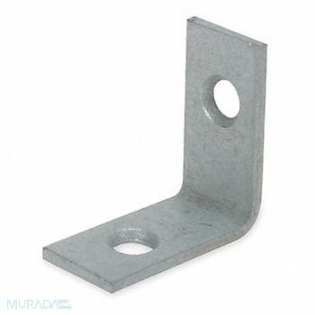 GRAINGER APPROVED Corner Brace Steel 1/2 W x 1 In L PK2, 1WDD9