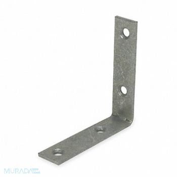 GRAINGER APPROVED Corner Brace Steel 19/32Wx2 1/2 InL PK2, 1WDE3