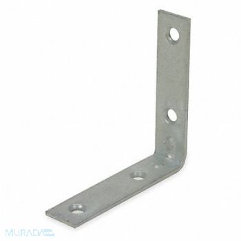 GRAINGER APPROVED Corner Brace Steel 23/32 Wx3 In L PK2, 1WDE4
