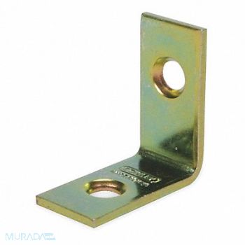 GRAINGER APPROVED Corner Brace Brass 1 x 1/2 In PK4, 1WDF4