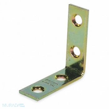 GRAINGER APPROVED Corner Brace Steel 1/2 Wx1 1/2 In L PK2, 1WDF5