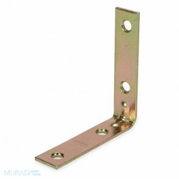 GRAINGER APPROVED Corner Brace Steel 5/8 Wx2 In L PK2, 1WDF6