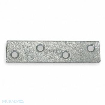 GRAINGER APPROVED Mending Plate Steel 7/8 Wx4 In L, 1WDH2