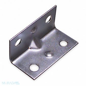 GRAINGER APPROVED Corner Brace Steel 3/4 Wx1 1/2 In L PK4, 1WDJ4