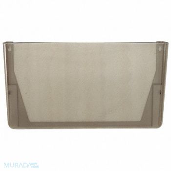 OFFICEMATE Wall Pocket Letter Smoke 7 In H PK3, 1WDZ7
