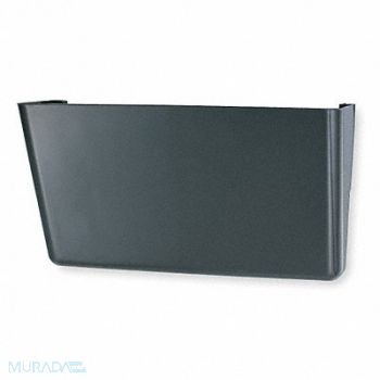 OFFICEMATE Wall Pocket Letter 7Hx13W Black, 1WEA2