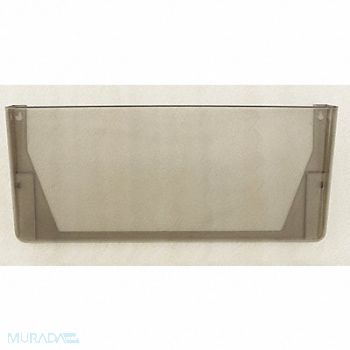 OFFICEMATE Wall Pocket Legal 7Hx16 1/3W In Smoke, 1WEA3