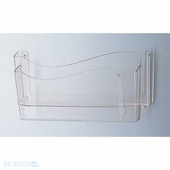 OFFICEMATE Unbreakable Wall Pocket Legal/Ltr Clear, 1WEA7