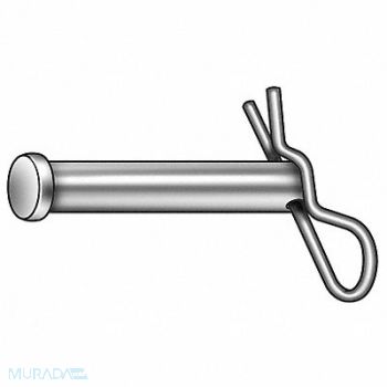 GRAINGER APPROVED Clevis Pin Zinc 0.500x1 1/4 L PK5, 2XAU1