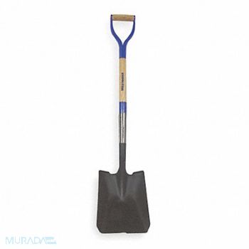 WESTWARD Square Point Shovel 30 in Handle 14 ga., 1WG34