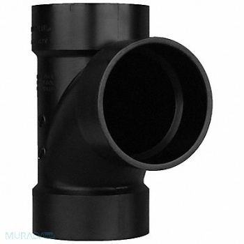 GRAINGER APPROVED Sanitary Tee 4 x 4 x 4 in Schedule 40, 1WHT9