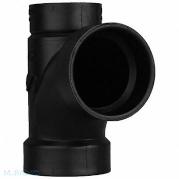 GRAINGER APPROVED Tee 2 x 1 1/2 x 2 in Schedule 40 ABS, 1WHU2