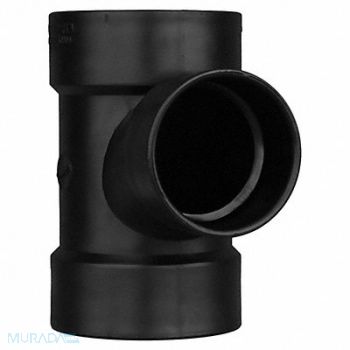 GRAINGER APPROVED Reducing Sanitary Tee 4 x 4 x 3 in ABS, 1WHU7