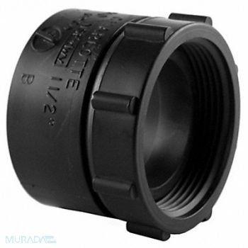 GRAINGER APPROVED Adapter 1 1/2 in Socket x FNPT Black, 1WJN6