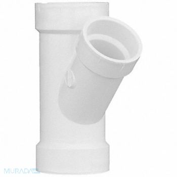 GRAINGER APPROVED Reducing Wye 2 x 2 x 1 1/2 in Socket PVC, 1WJU7