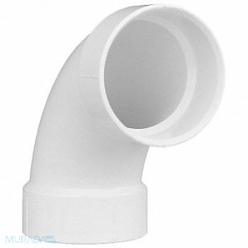 GRAINGER APPROVED 90 Long Sweep Elbow Schedule 40 4 in, 1WJZ5