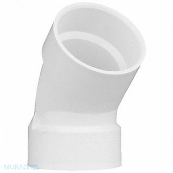 GRAINGER APPROVED 45 Elbow Schedule 40 3 Socket White, 1WKC5