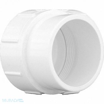 GRAINGER APPROVED Cleanout Adapter with Plug 3 in PVC, 1WKR8
