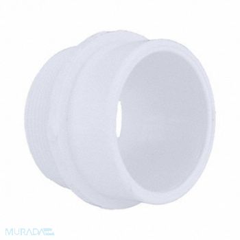 GRAINGER APPROVED Male Adapter Schedule 40 2 in White, 1WKU4